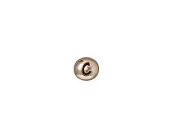 TierraCast Antique Rhodium (plated) Alphabet Bead 
