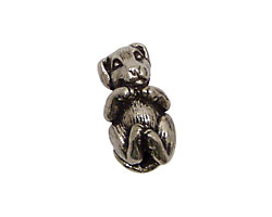 Green Girl Pewter Hugging Puppy 20x12mm