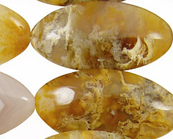 Idaho Plume Agate Horse Eye 40x20mm
