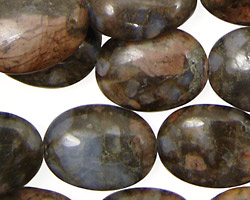 Rhyodacite Flat Oval 20x15mm