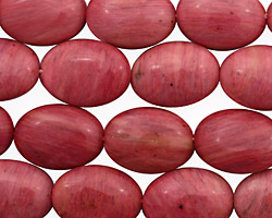 Rainbow Rhodonite Flat Oval 18x13mm 