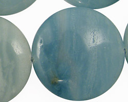 Amazonite Puff Coin 35mm