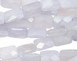 Chalcedony Faceted Pillow 12x8mm