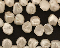 Pearly White Keishi Drop 8-9x-12mm
