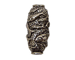 Green Girl Pewter Fish Tube 30x15mm