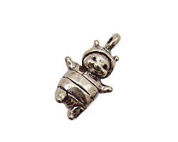 Green Girl Pewter Baby Bee Boy 14x25mm
