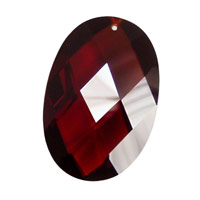 Garnet Faceted Oval 20x30mm