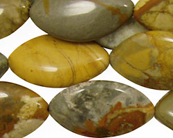 Owyhee Jasper Horse Eye 28x16mm