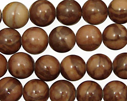 Marbled Coffee Jasper Round 10mm