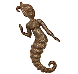 Green Girl Shibuichi Seahorse Woman 21x45mm