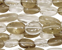 Multi Stone (Smoky & Rock) Tumbled Nugget 7-15x7-9mm