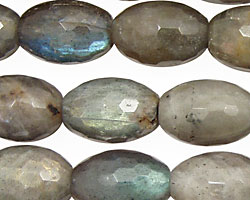 Labradorite Faceted Rice 16x12mm