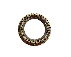 Vintaj Natural Brass Filigree Ring 24mm