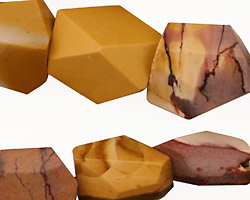 Mookaite Faceted Nugget 15-25x13-20mm