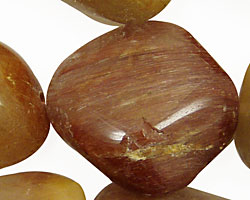 Rutilated Quartz (multi) Tumbled Nugget 25-40x18-25mm
