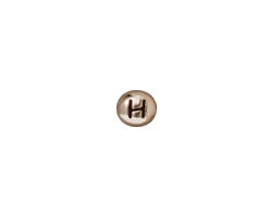 TierraCast Antique Rhodium (plated) Alphabet Bead 