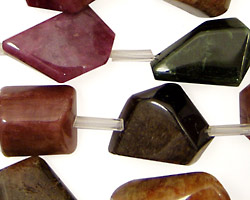 Tourmaline Irregular Cut Nugget 12-16mm