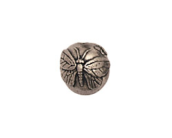Green Girl Pewter Butterfly Family 14mm