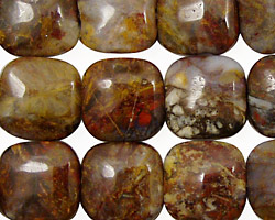 Pietersite Puff Square 14mm