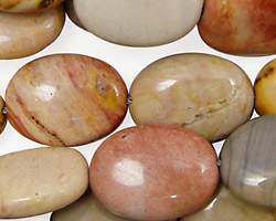 Hidden Valley Jasper Flat Oval 20x15mm