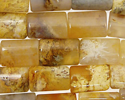 Idaho Plume Agate Thin Pillow 14x10mm