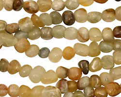 Antique Soocho Jade Mini Tumbled Nugget 5-6x5-6mm