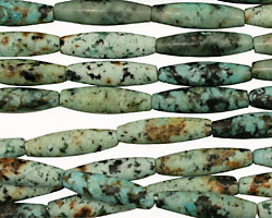 African Turquoise Rice 16x4mm