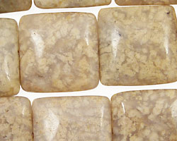 Oregon Snakeskin Agate Puff Square 20mm