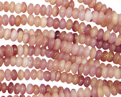 American Purple Shell Rondelle 4mm