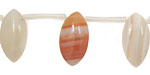 Mandarin Sardonyx Spear Drop 10x20mm