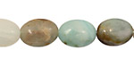 Peruvian Blue Opal Flat Oval 14x10mm