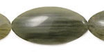 Green Line Quartz Horse Eye 40x20mm