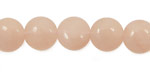 Peach Jade (nat.) Puff Coin 12mm