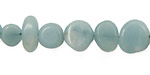 Amazonite Flat Polished Pebble Graduated 7x9-10x15mm
