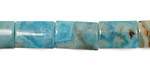 Larimar Blue Crazy Lace  Thin Pillow 14x10mm