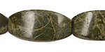 African Green Jasper 4-Sided Rice 30x15mm