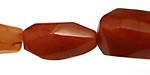 Madagascar Carnelian Faceted Nugget 15-27x12-20mm