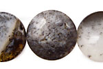 Moss Opalite Puff Coin 25mm