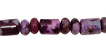 Sugilite Jasper Barrel Rondelle 8-10mm