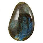 Labradorite Freeform Pendant 33x50mm