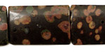 Black Leopardskin Jasper Thin Pillow 30x20mm