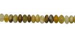 Antique Soocho Jade Rondelle 6mm