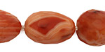 Carnelian (natural) Faceted Nugget 17-33x15-26mm