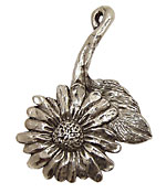 Green Girl Pewter Daisy Dangle 46x63mm