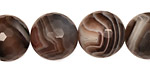 Botswana Agate (rich color) Faceted Round 16mm