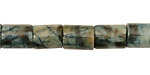 Mystic Blue Feldspath Barrel 10x8mm