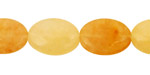 Yellow Jade (natural-light) Flat Oval 18x13mm