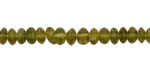 Vessonite Tumbled Rondelle 4mm