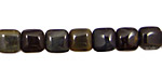 Blue Tiger Eye Puff Square 8mm