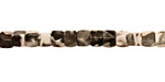 Black Tree Agate Cube 4mm